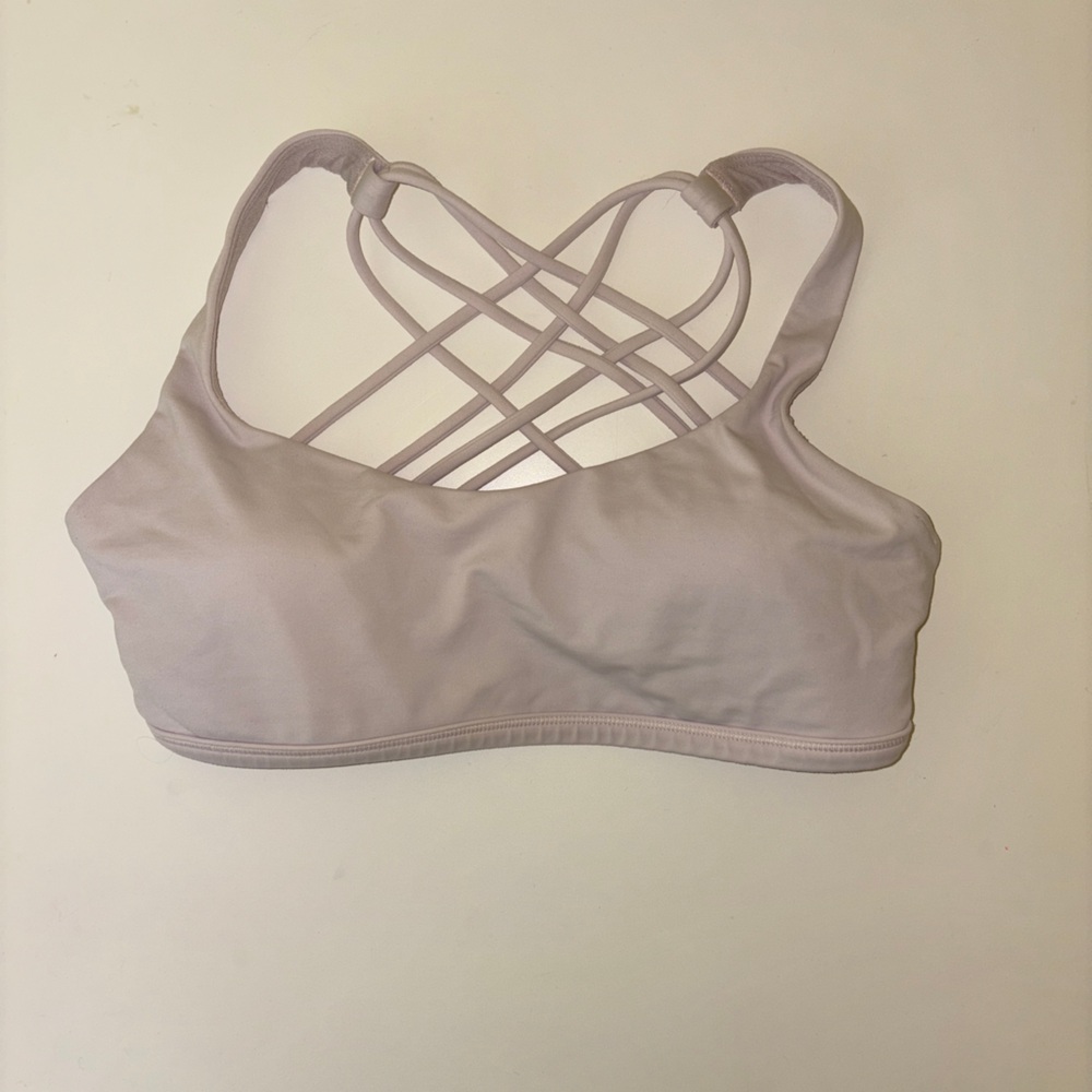 Light Pink LULULEMON Sports Bra